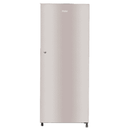 Haier Direct Cool Single Door Refrigerator | 3 Star | 190 L | Inox Steel | HRD 2103BIS P