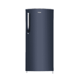Haier Direct Cool Single Door Refrigerator | 205 L | 2 Star | Graphite Black Finish | HRD-2262BGK-N