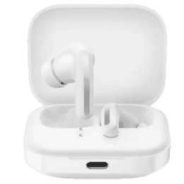 Redmi Buds 5 Truly Wireless Bluetooth |  Upto 46Db Hybrid Noise Cancellation | Charging with Upto 38Hrs Playback | Fusion White | M2316E1