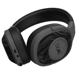 boAt Rockerz 550 with 50mm Drivers Bluetooth Headset | 20 HRS Playback & Physical Noise Isolation | Black