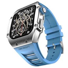 Fire-Boltt ASPHALT Bluetooth Calling Smart Watch | Silver Blue | BSW176