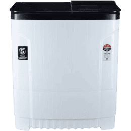 Godrej Semi Automatic Top Load | 8 kg | Black White | WSEDGE ULT 80 5.0 DB2M CSBK