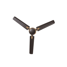 USHA Racer Chrome Ceiling Fan | 1200MM | Ultra High Speed 400RPM  | Rich Smoke Brown