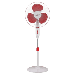 V-GUARD FINESTA STS NEO II PEDESTAL FAN | 400MM | WHITE & RED