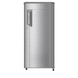 Whirlpool Direct Cool Single Door Refrigerator | 2 Star | 184 L | 205 IMPC PRM | Titan Steel