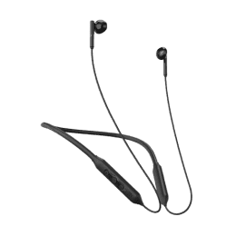 Portronics Harmonics Z5 Wireless Bluetooth Stereo Neckband | 33 Hour Playtime | 14.2mm Dynamic Driver | Black | POR 1774