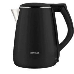 Havells Aqua Plus Electric Kettle | 1500 W | 1.2 L | Black