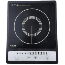 Philips Induction Cooktop | Push Button | Black Silver | HD 4920/00