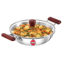 Hawkins Deep Fry Pan | 2.5 Litre | Triply Stainless Steel Kadai | Flat Bottom Induction Kadhai | Silver |  SSD25G