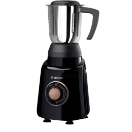 BOSCH TrueMixx Mixer Grinder | 3 Jars | Black & Steel | MGM4634BIN