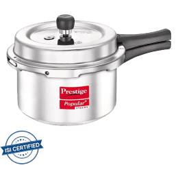 Prestige by TTK Popular Plus Svachh Induction Bottom Pressure Cooker | 3 L | Aluminium