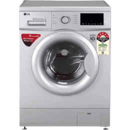 LG 7 kg Fully Automatic Front Load with In-built Heater | FHM1207ADL | Silver