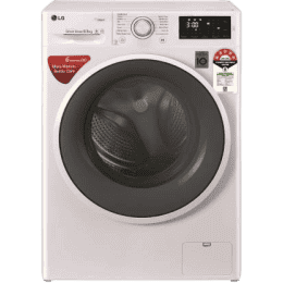 LG 6.5 kg 5 Star Fully Automatic Front Load with In-built Heater-FHT1265ZNW.ABWQEIL | White