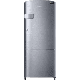SAMSUNG 192 L Direct Cool Single Door 3 Star Refrigerator | RR20R1Y2YS8/HL | Elegant Inox