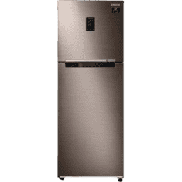 SAMSUNG 336 L Frost Free Double Door 2 Star Refrigerator with Curd Maestro | Luxe Brown | RT37T4632DX/HL