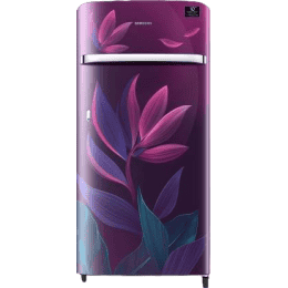 SAMSUNG 198 L Direct Cool Single Door 5 Star Refrigerator-RR21T2G2W9R/HL | Paradise Purple