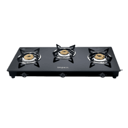 Impex Specta 3B Neo Manual Glasstop Gas Stove | 3 Burner
