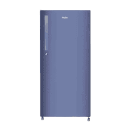 Haier Direct Cool Single Door Refrigerator | 190 L | 2 Star | Radish Blue | HRD 2102BRB P