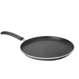 Pigeon Aluminium Non Stick Forged Flat Tawa 280 | 26 cm | Black