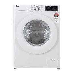 LG 6.5 Kg 5 Star Inverter Fully-Automatic Front Load Washing Machine with In-Built Heater | FHV1265Z2W | White