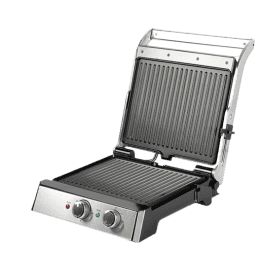 Havells Toastino 4 Slice Grill & Bbq Timer with Dual function-Sandwich Maker & Griller | Non Stick Coated Grill Plates | Stainless Steel