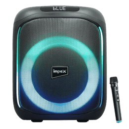 Impex G-Bang Portable Party Speaker | Speaker with Wireless Mic | Black | G500