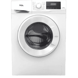 TCL 8 kg Fully Automatic Front Load with In-built Heater TWF80-G123061A03| White