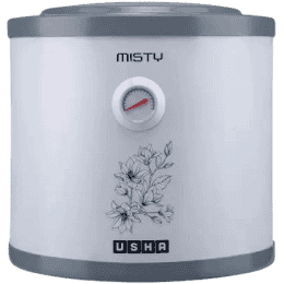 USHA Storage Water Heater | 6 L | Misty Grey Magnolia