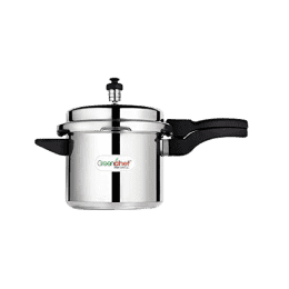 Greenchef Namo Alluminium Pressure Cooker 3 litres | Silver