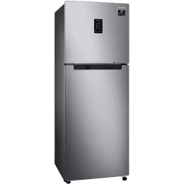 SAMSUNG  Refrigerator | RT34A4622S8/HL | 288 L | Frost Free Double Door | 2 Star | Convertible Refrigerator | Elegant Inox