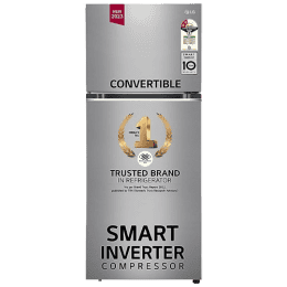 LG Frost-Free Smart Inverter Double Door Refrigerator | 398 L | 2 Star | Shiny Steel | GL-S422SPZY