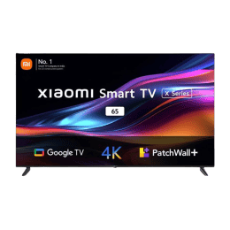 Xiaomi Smart TV X Series Smart Google TV | 165 cm (65 inch) | Ultra HD 4K LED with 4K Dolby Vision | HDR 10 | Dolby Audio | DTS X | DTS Virtual X | Vivid Picture Engine | Black