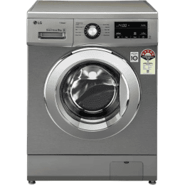 LG 9 kg With Smart Diagnosis Fully Automatic Front Load with In-built Heater |FHM1409BDP| Grey, Silver