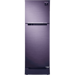SAMSUNG Refrigerator | RT28T3122UT/HL | 253 L | Frost Free Double Door 2 Star Refrigerator with Base Drawer | Pebble Blue