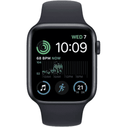 APPLE WATCH SE 2ND GEN | MNK03HN/A | 44MM | MIDNIGHT ALUMINUM | SPORT BAND GPS  | MIDNIGHT