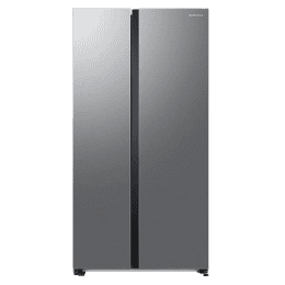 Samsung Side by Side Refrigerator | 653 L |  3 Star | Clean Steel | RS76CG8113SLHL