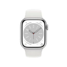 Apple Watch Series 8 Sports Band | 41 mm | Retina LTPO /OLED Display | Silver Aluminium