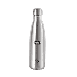 Cello Swift Stainless Steel Double Walled Flask Bottle | Hot & Cold | 750 ml | Silver