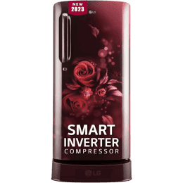 LG | GL-D201ASEU | 185 L | Direct Cool Single Door Refrigerator | Scarlet Euphoria