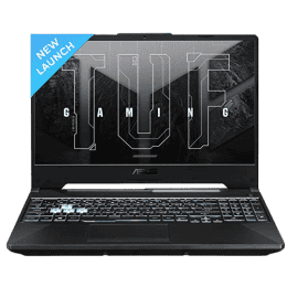 ASUS TUF  Gaming Laptop | FX506HF-HN024W |  F15, Intel Core i5-11400H 11th Gen |15.6-inch | FHD 144Hz | 8GB/512GB SSD/4GB NVIDIA GeForce RTX 2050/Win 11/ RGB Backlit KB | Black