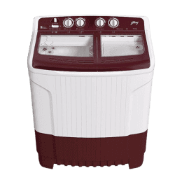 Godrej Edge Semi-Automatic Top Loading Washing Machine | 7.5 Kg | 5 star | Wine Red | WSEDGE 75 5.0 TB3 M WNRD