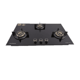 PUREFLAMES 70 HOB | Power | 3 Buner | Black