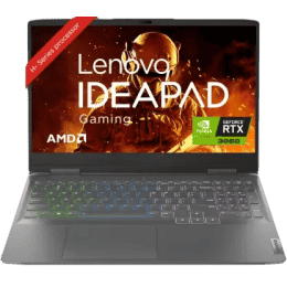 Lenovo IdeaPad Gaming Laptop | AMD Ryzen 5 Hexa Core 6600H | 16 GB | 512 GB SSD | Windows 11 Home With MS Office | 4 GB Graphics | NVIDIA GeForce RTX 3050 | 15ARH7D4 | 15.6 inch | Onyx Grey