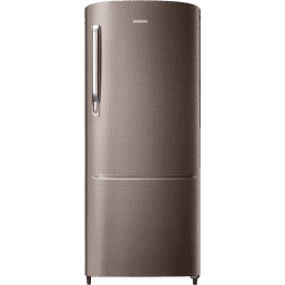 SAMSUNG 223 L Direct Cool Single Door 3 Star Refrigerator | Luxe Brown |  RR24C2723DX/NL