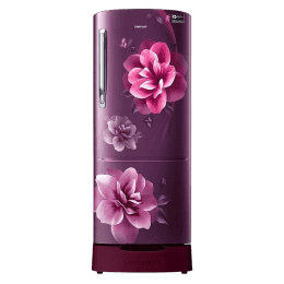 Samsung Inverter Direct-Cool Single Door Refrigerator | 183L | 3 Star | Camellia Purple | RR20C1823CR/HL