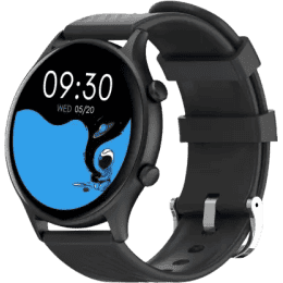 Fire-Boltt Legend Bluetooth Calling with 1.39'' Round Dial Free Size | Dual Button Technology Smartwatch | Black Strap