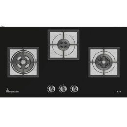 PUREFLAMES | Cook Hob Auto Ignition | S70 | Black