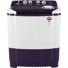 LG | 7.50 Kg | P7525SPAZ APRQEIL 5 Star | Roller Jet Pulsator | Semi Automatic | Top Loading Washing Machine | Purple