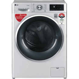 LG 7 Kg 5 Star Inverter Wi-Fi Fully-Automatic Front Loading Washing Machine | FHT1207ZWL | Luxury Silver