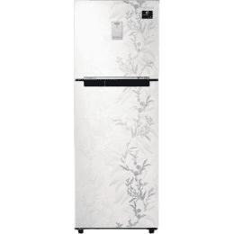 SAMSUNG 244 L Frost Free Double Door 3 Star Convertible Refrigerator with Curd Maestro | RT28T3A336W/HL | Mystic Overlay White